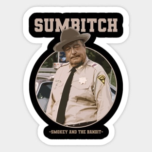 SUMBITCH SMOKEY RETRO Sticker